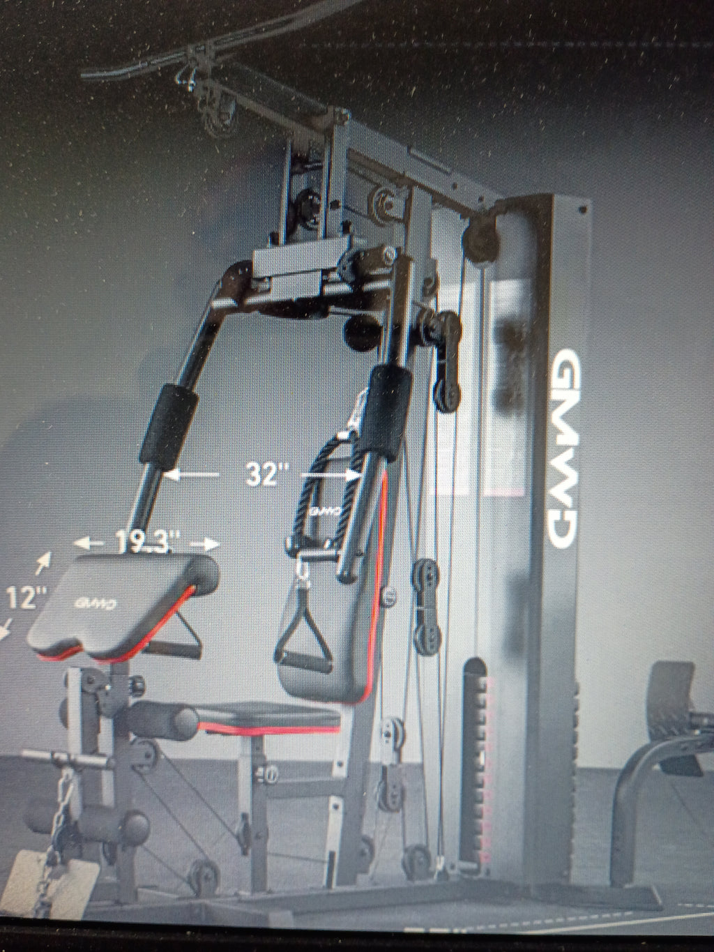 GMWD, HGS MULTI GYM STATION WITH WEIGHTS