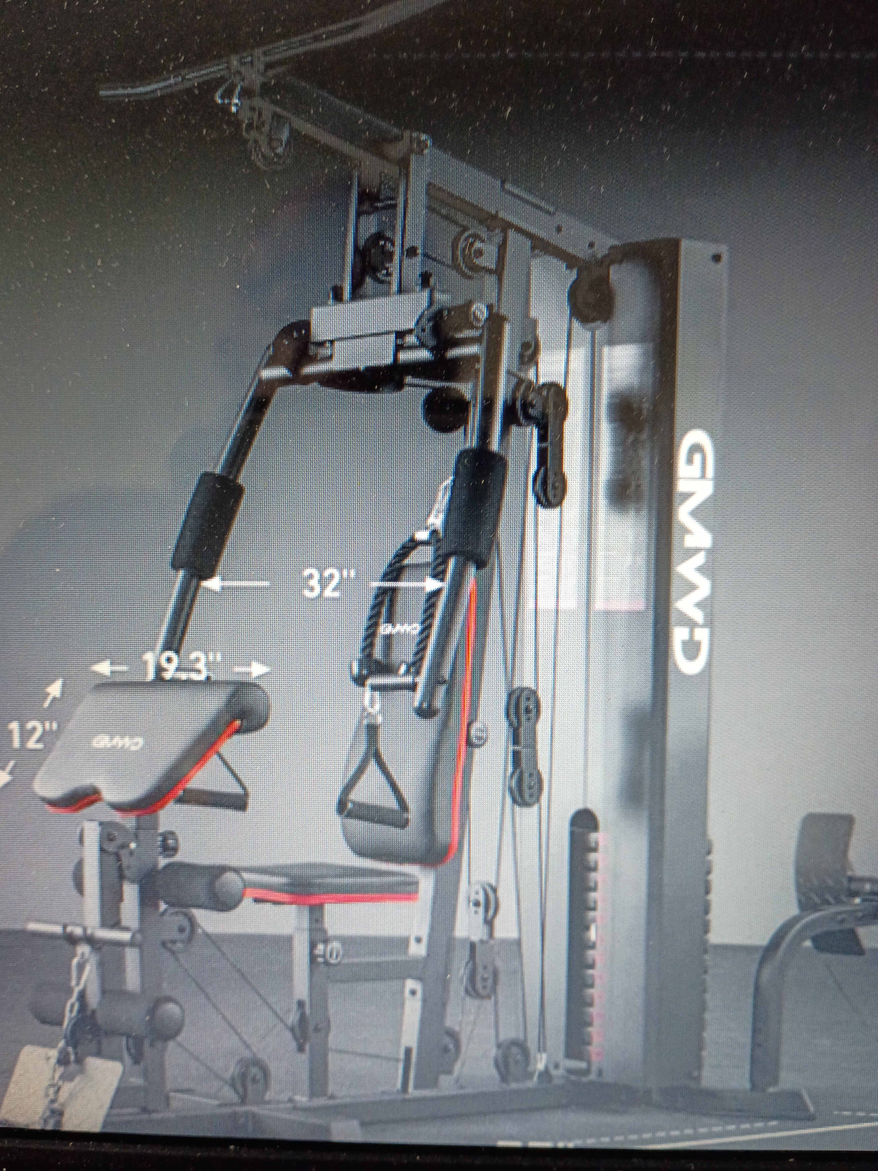 GMWD, HGS MULTI GYM STATION WITH WEIGHTS