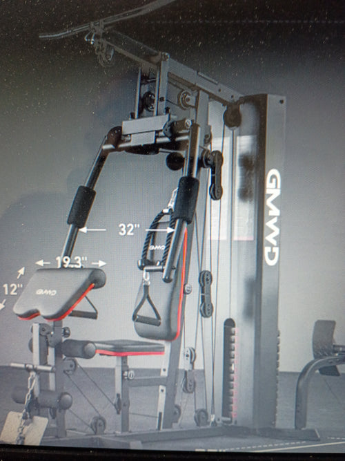 GMWD, HGS MULTI GYM STATION WITH WEIGHTS