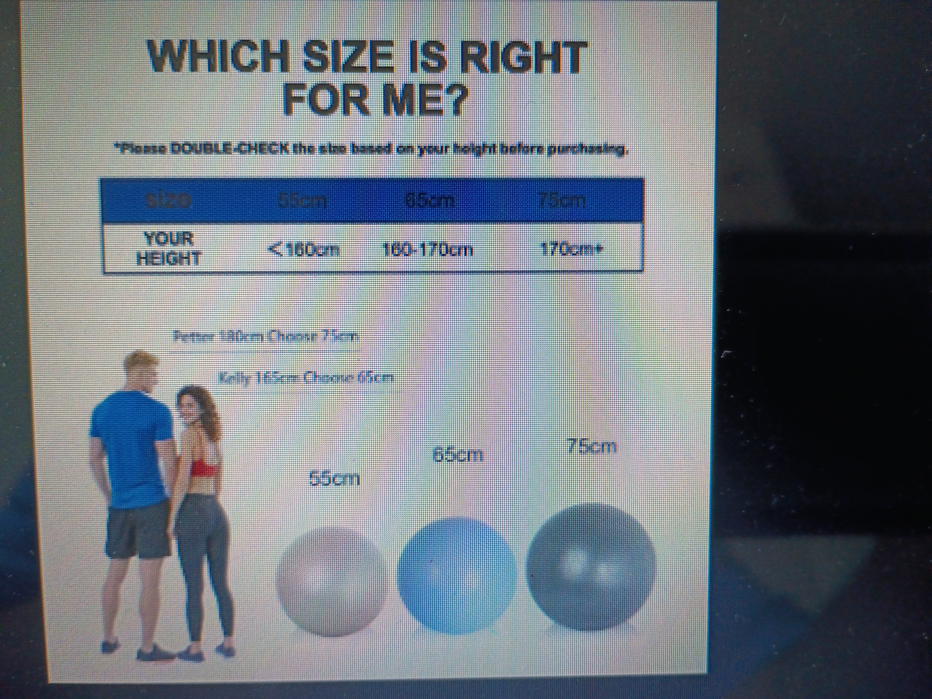 Athletic Works 55cm Exercise Ball w/pump