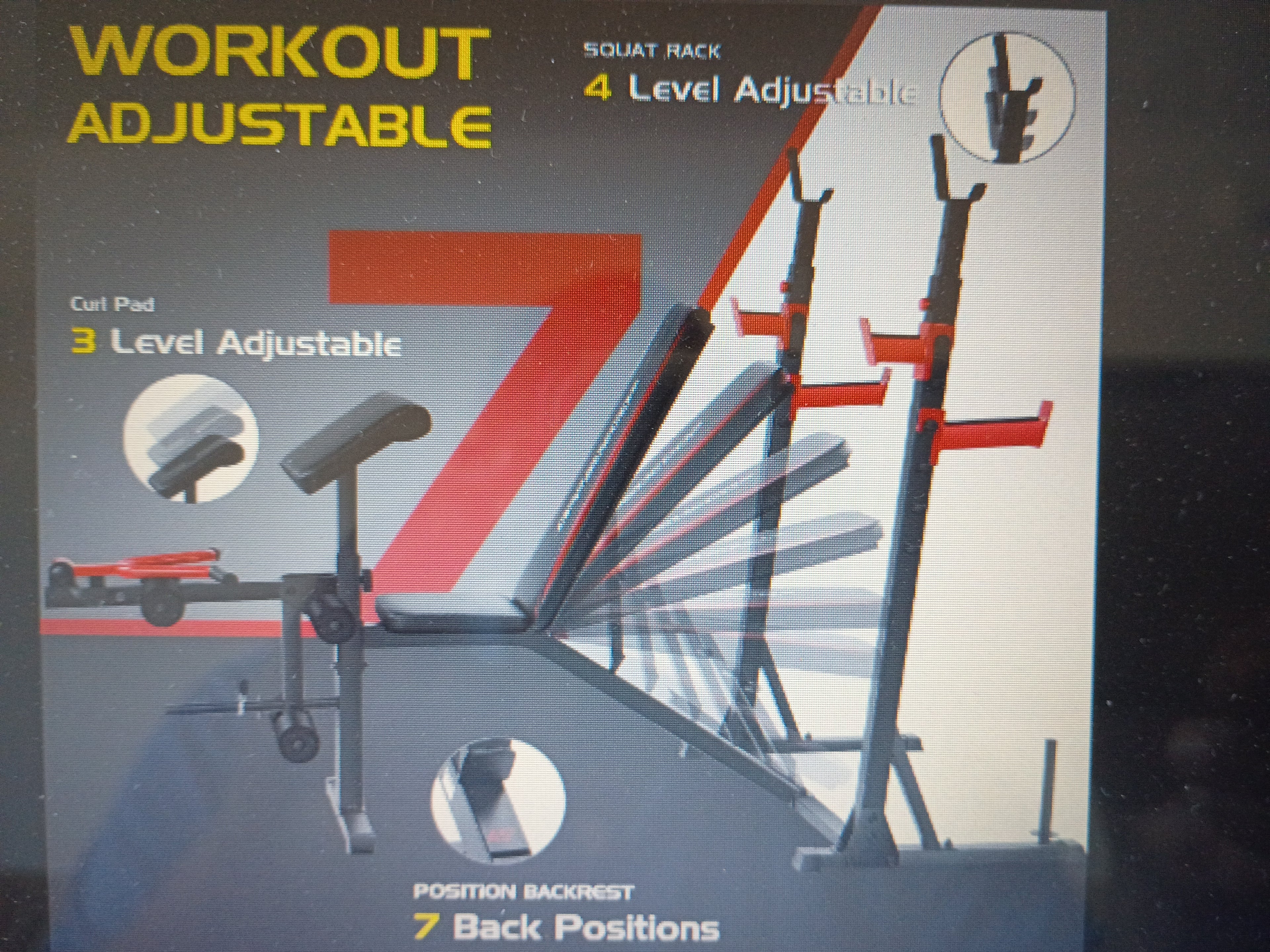 OPPSDECOR 900LBS WEIGHT BENCH